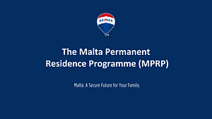 Malta Permanent Residence Program (MPRP) page 1
