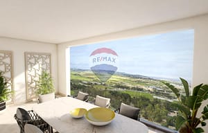 Terrace with views artistic impression