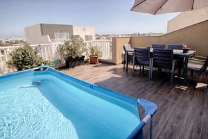 Furnished Penthouse in Swatar - Terrace