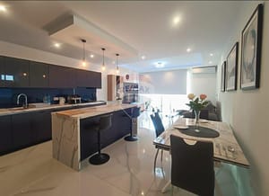 Furnished 3-Bedroom Mellieha Apartment - Kitchen Dining