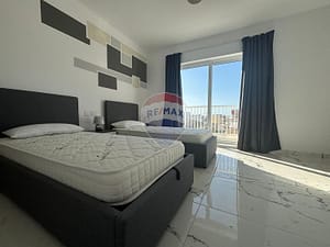 Furnished 3-Bedroom Apartment Birkirkara - Bedroom